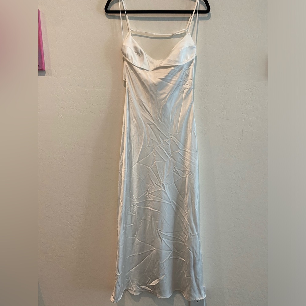 NWOT ZARA Satin Effect Dress